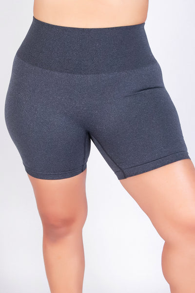Jeans Warehouse Hawaii - PLUS Knit Shorts - SNATCH ME UP SHORTS | By AMBIANCE APPAREL