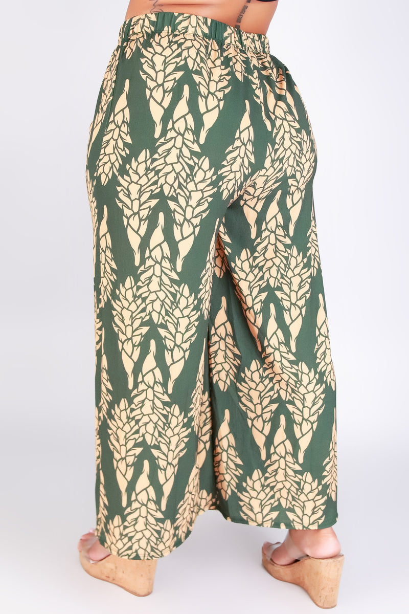 Jeans Warehouse Hawaii - PLUS PRINT WOVEN CAPRI&