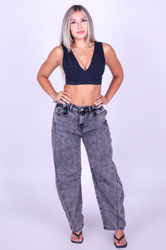 THE CURVE EDIT BARREL JEANS