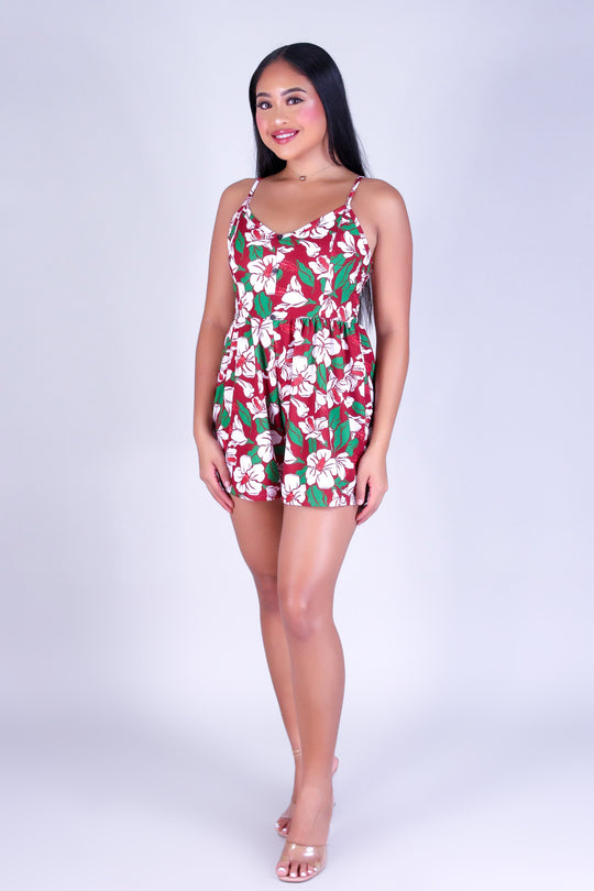 KOKIO KEOKEO SMOCKED BACK ROMPER