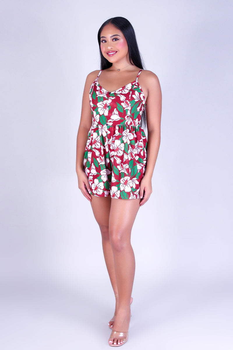 KOKIO KEOKEO SMOCKED BACK ROMPER