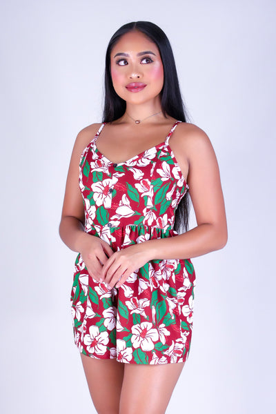 KOKIO KEOKEO SMOCKED BACK ROMPER