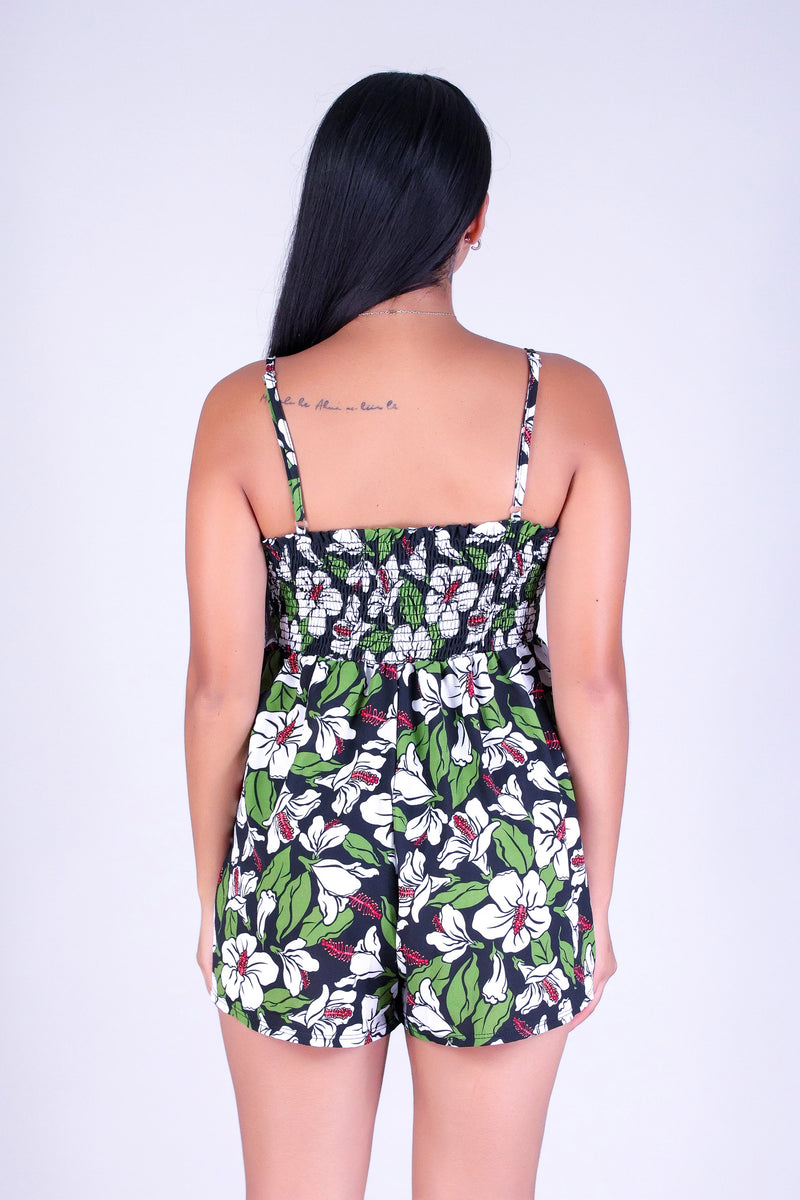 KOKIO KEOKEO SMOCKED BACK ROMPER