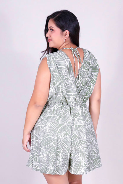 TROPIC PETAL ROMPER