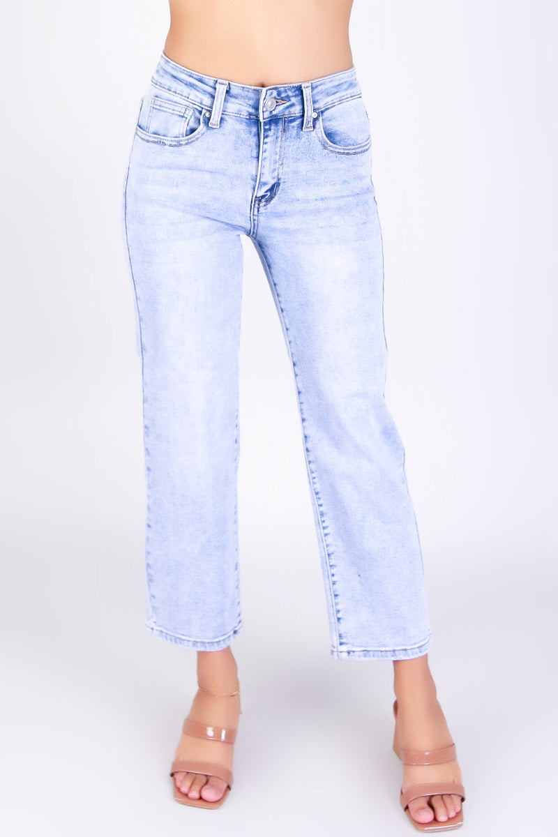 Jeans Warehouse Hawaii - DENIM CAPRIS - LET ME HELP YOU CROPPED JEANS | By WAX JEAN