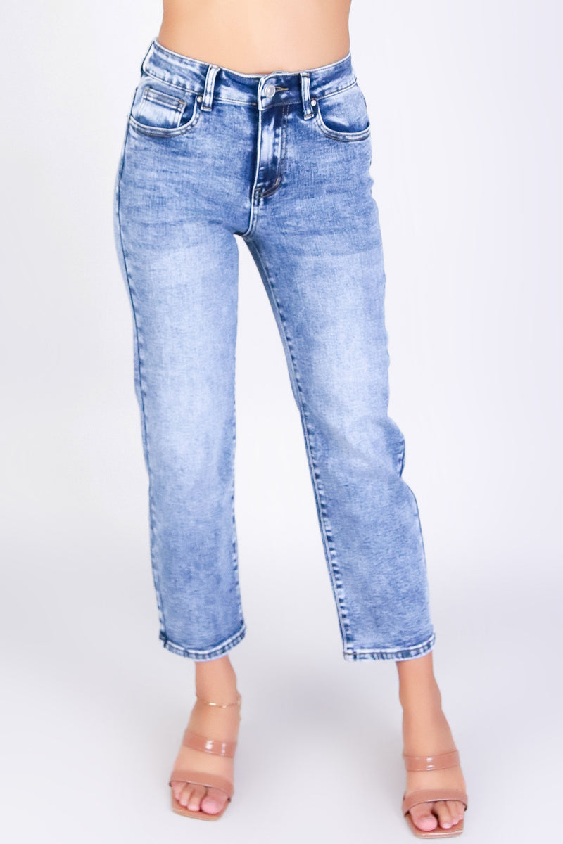 Jeans Warehouse Hawaii - DENIM CAPRIS - LET ME HELP YOU CROPPED JEANS | By WAX JEAN