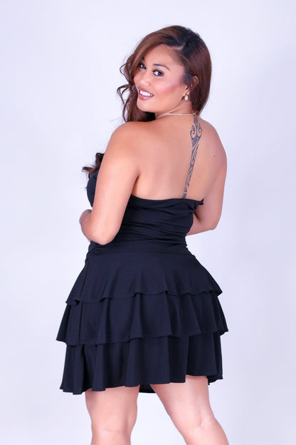 SWEETHEART TIERED DRESS