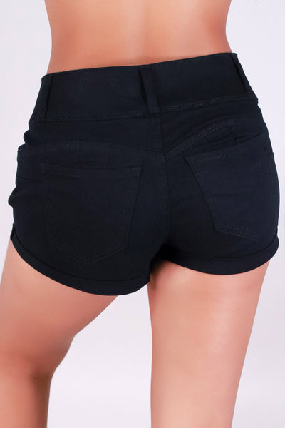 Jeans Warehouse Hawaii - DENIM SHORTS - JUICY CUFFED DENIM SHORTS | By WAX JEAN