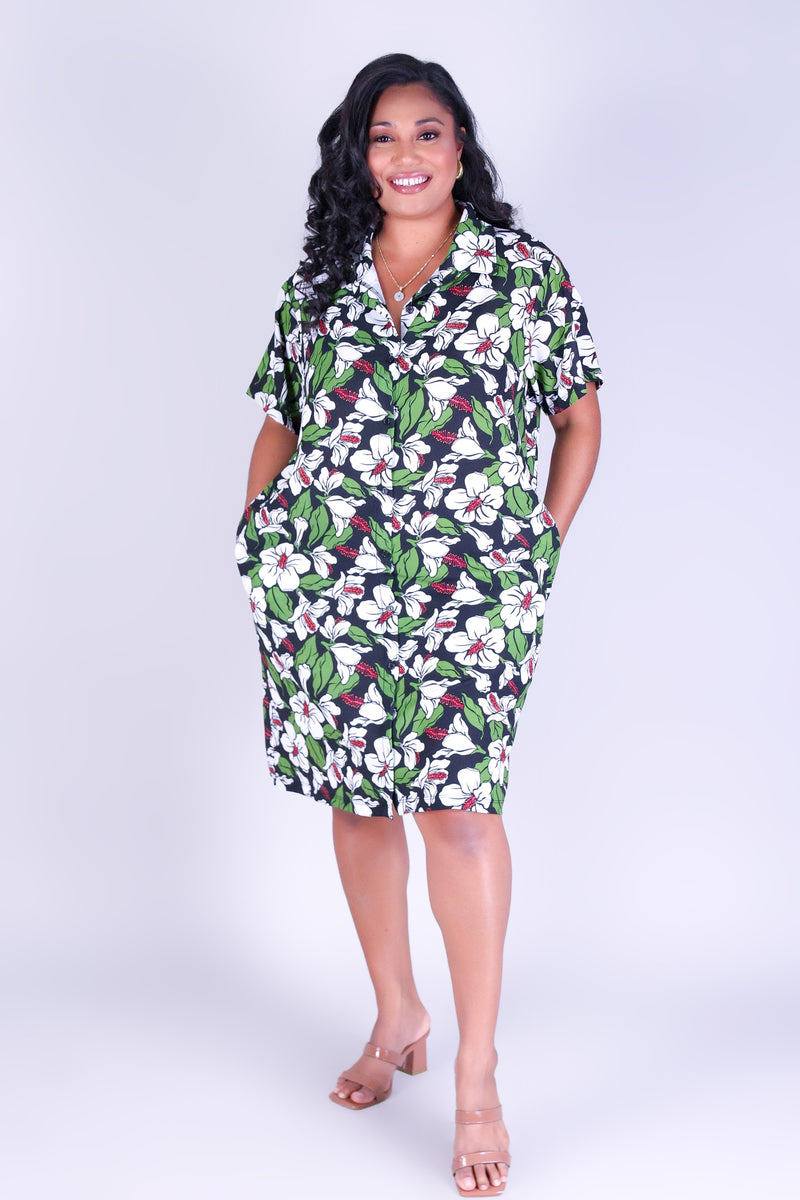 KOKIO KEOKEO BUTTON DOWN DRESS