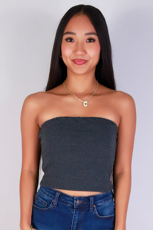 Jeans Warehouse Hawaii - SL CASUAL SOLID - TIME OF YOUR LIFE TUBE TOP | By ROSIO