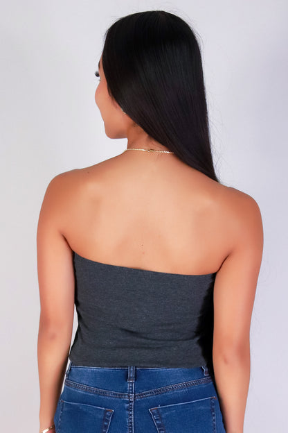 Jeans Warehouse Hawaii - SL CASUAL SOLID - TIME OF YOUR LIFE TUBE TOP | By ROSIO