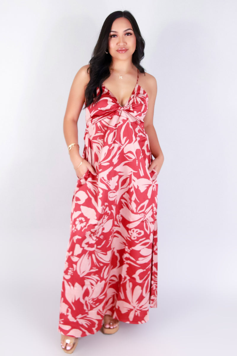 Jeans Warehouse Hawaii - PRINT LONG DRESSES - DAYDREAMER DRESS | By OLIVE & CO