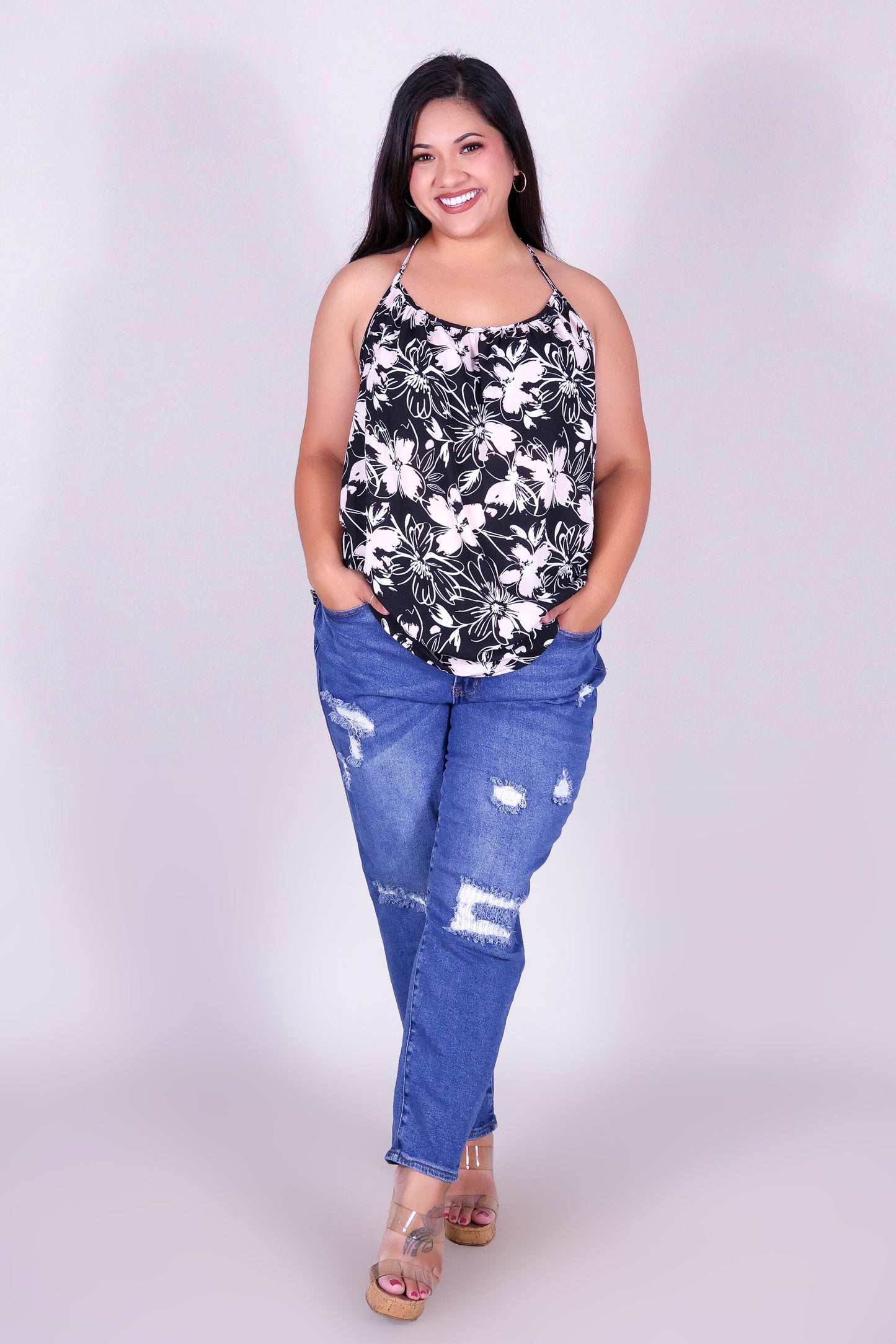 FLORA KISS HALTER TOP