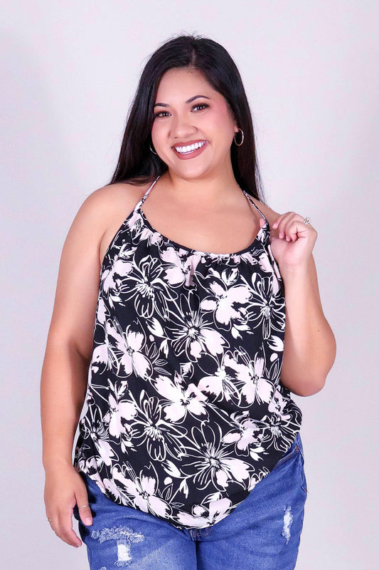 FLORA KISS HALTER TOP