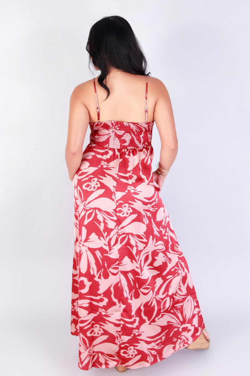 Jeans Warehouse Hawaii - PRINT LONG DRESSES - DAYDREAMER DRESS | By OLIVE & CO