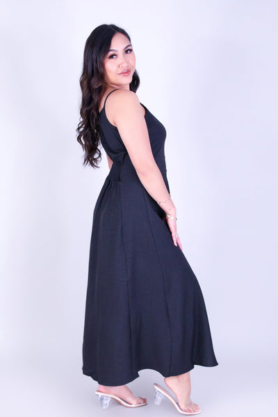 SLEEK FLOW LONG DRESS
