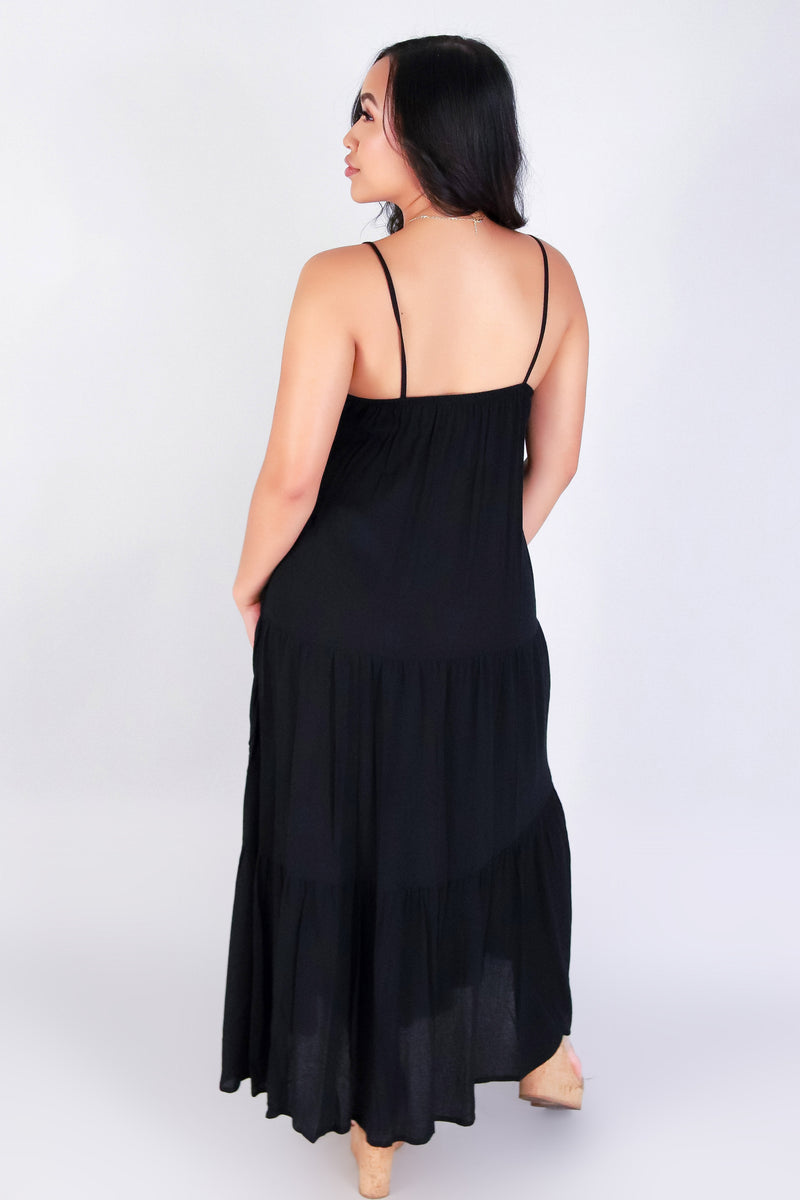 Jeans Warehouse Hawaii - SOLID LONG DRESSES - SOFTLY STUNNING DRESS | By OLIVE & CO