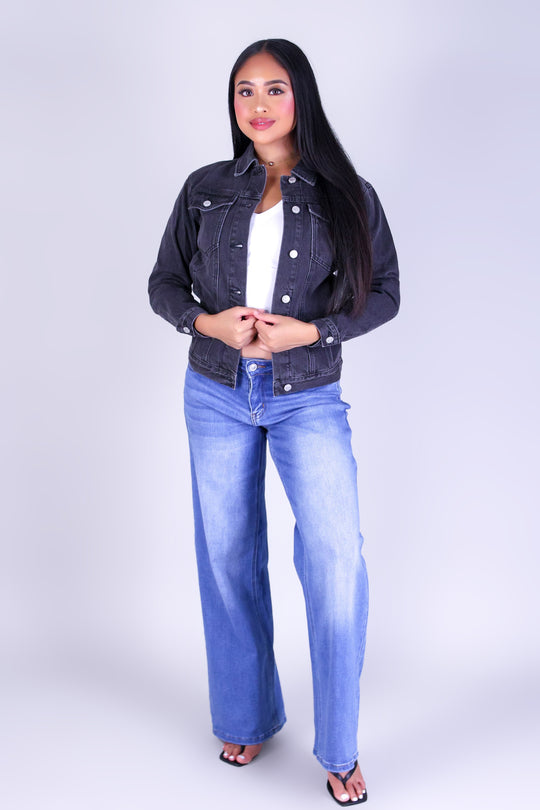 STREET MUSE OVERSIZED DENIM JACKET