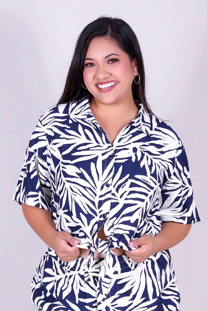 SUNLEAF BUTTON DOWN TOP