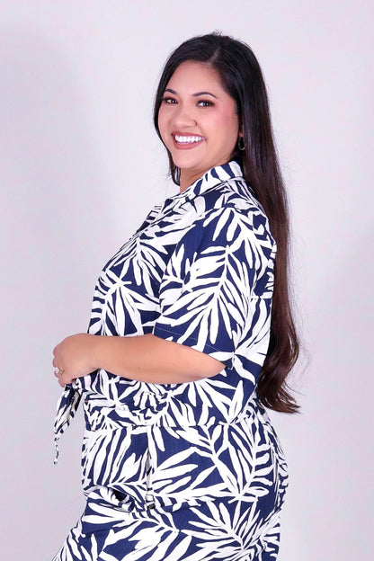 SUNLEAF BUTTON DOWN TOP