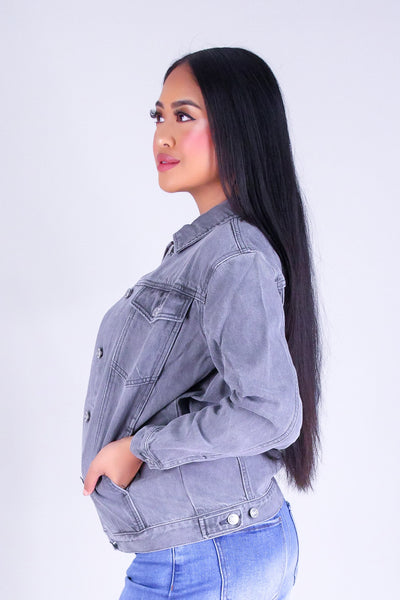 STREET MUSE OVERSIZED DENIM JACKET