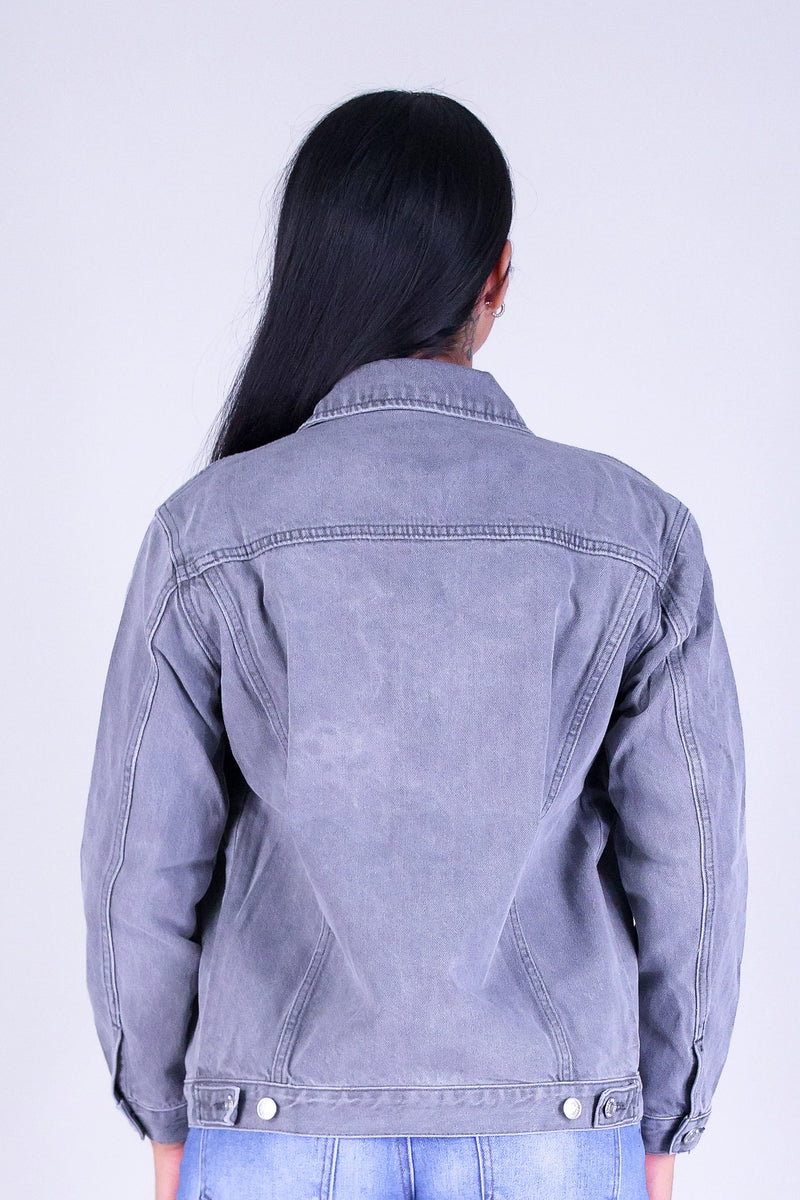 STREET MUSE OVERSIZED DENIM JACKET