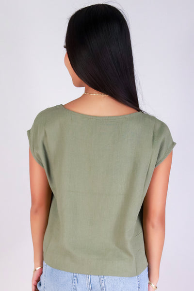 Jeans Warehouse Hawaii - TANK SOLID WOVEN CASUAL TOPS - SWEET EASE TOP | By ZENANA (KC EXCLUSIVE,INC