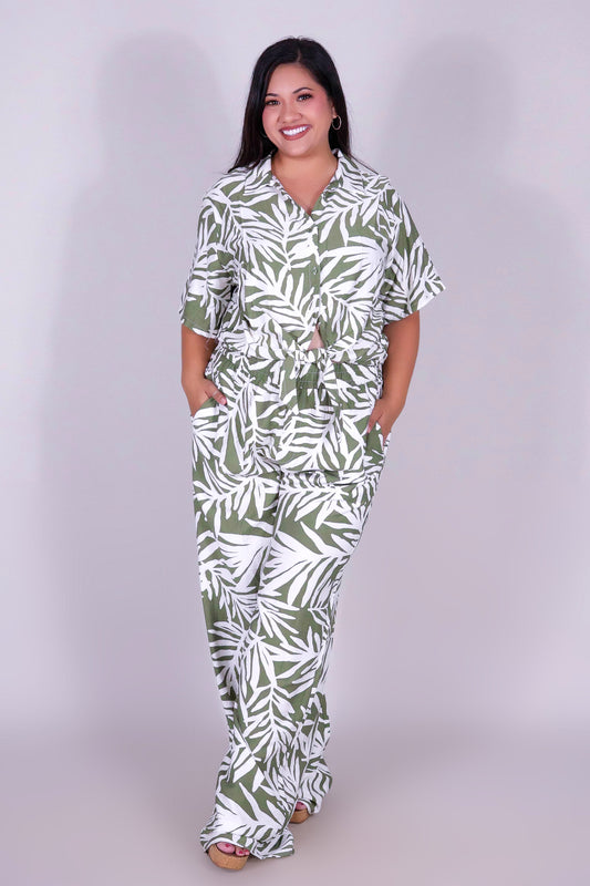 SUNLEAF BUTTON DOWN TOP