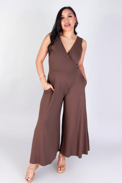 Jeans Warehouse Hawaii - SOLID JUMPERS - IN YOUR ELEMENT JUMPSUIT | By OLIVE & CO