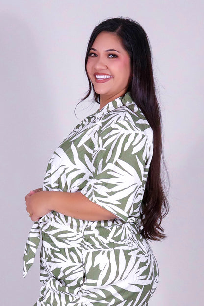 SUNLEAF BUTTON DOWN TOP
