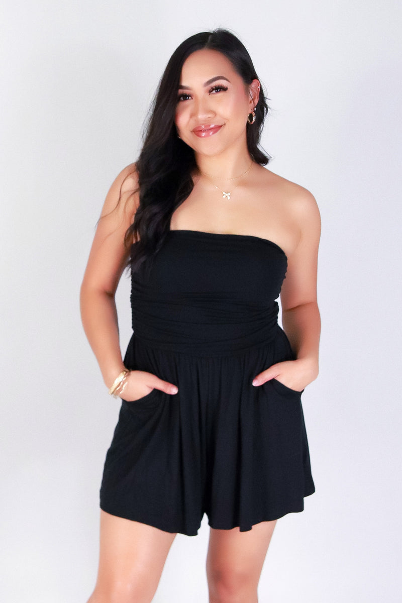 Jeans Warehouse Hawaii - SOLID ROMPERS - DAILY EASE ROMPER | By OLIVE & CO