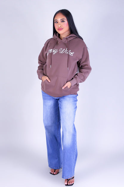 STAY WILD OVERSIZED HOODIE