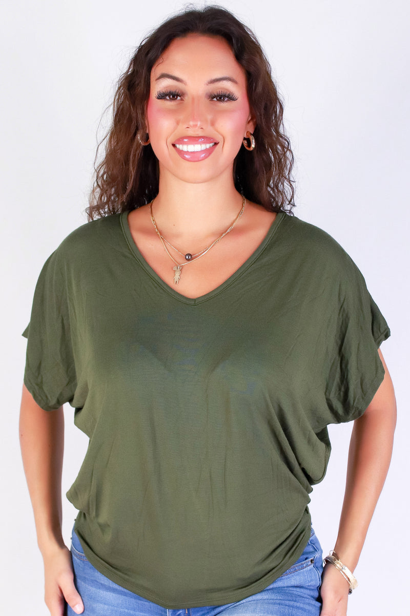 Jeans Warehouse Hawaii - SOLID DOLMAN TOPS - BUYING TIME DOLMAN TOP | By ADARA