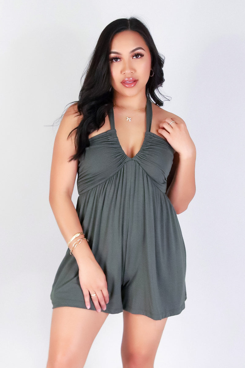 PLAYDATE HALTER ROMPER