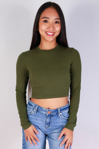 Jeans Warehouse Hawaii - L/S SOLID BASIC - BE THE DIFFERENCE TOP | By ROSIO
