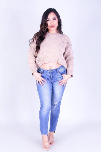 CLOUD CROP SWEATER
