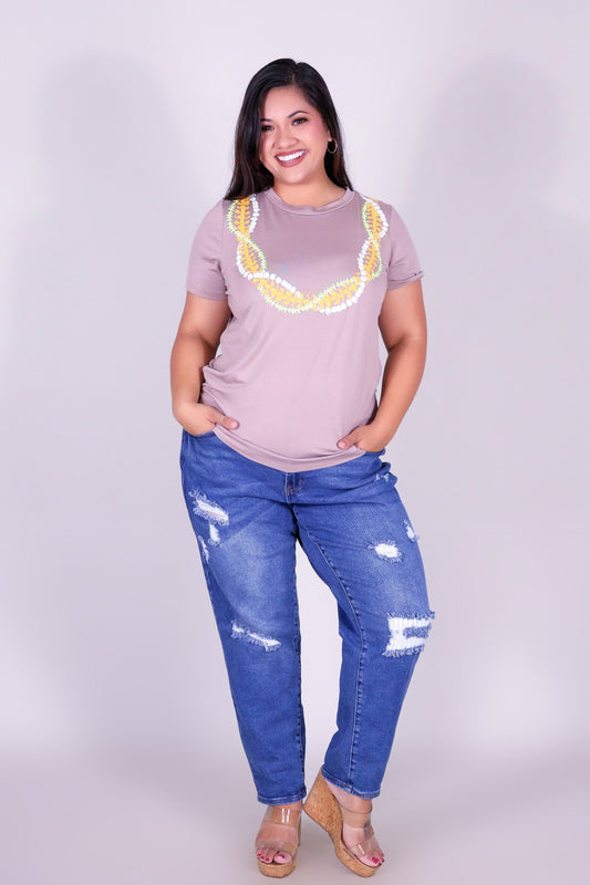 INTERTWINED LEI TEE