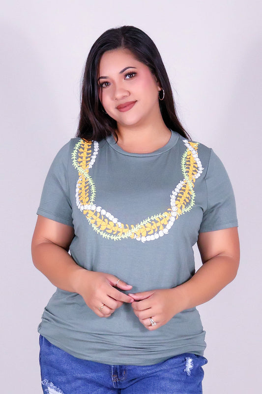 INTERTWINED LEI TEE