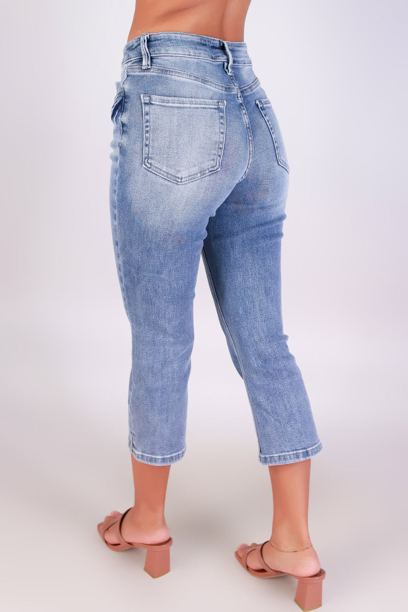 Jeans Warehouse Hawaii - DENIM CAPRIS - EVERYDAY EDGE DENIM CAPRIS | By YMI JEANS