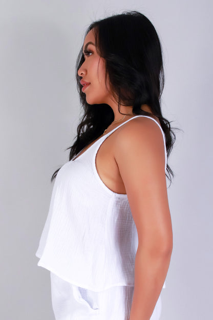 Jeans Warehouse Hawaii - S/L SOLID WOVEN TOPS - EASY FLOW TOP | By OLIVE & CO