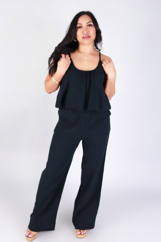 Jeans Warehouse Hawaii - S/L SOLID WOVEN TOPS - EASY FLOW TOP | By OLIVE & CO