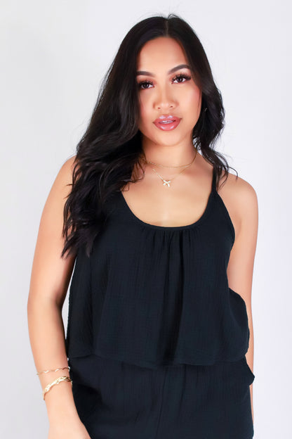 Jeans Warehouse Hawaii - S/L SOLID WOVEN TOPS - EASY FLOW TOP | By OLIVE & CO