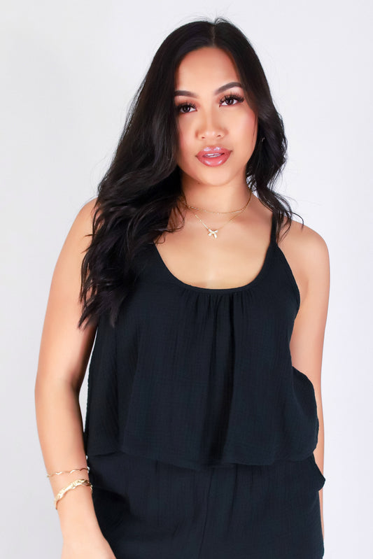 Jeans Warehouse Hawaii - S/L SOLID WOVEN TOPS - EASY FLOW TOP | By OLIVE & CO