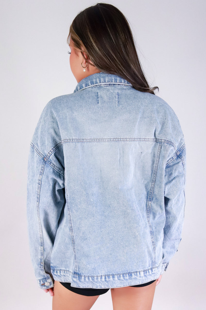 Jeans Warehouse Hawaii - DENIM JACKETS - THROW IT ON OVERSIZED DENIM JACKET | By CI SONO/CAVALINI