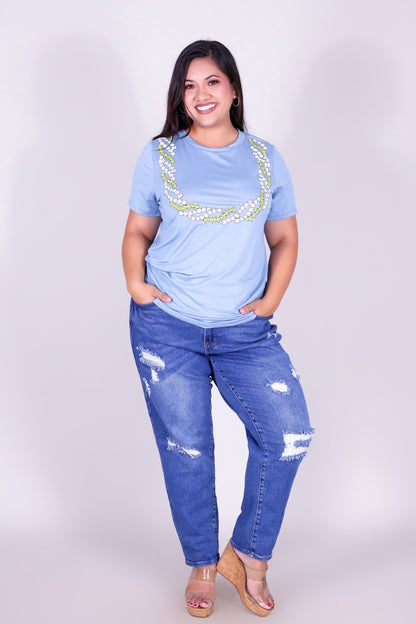PAKALANA PIKAKE TWIST LEI TEE