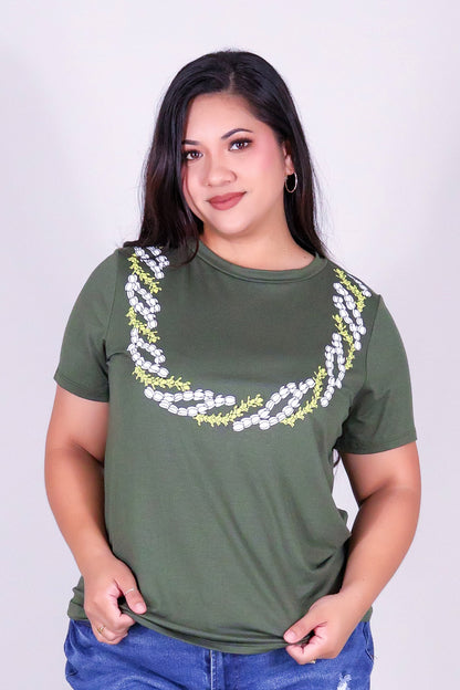 PAKALANA PIKAKE TWIST LEI TEE