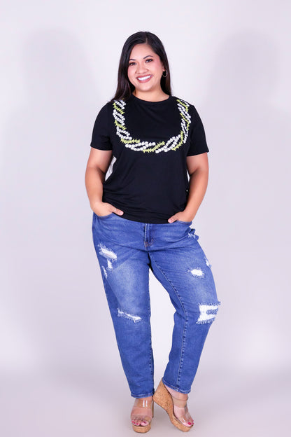 PAKALANA PIKAKE TWIST LEI TEE