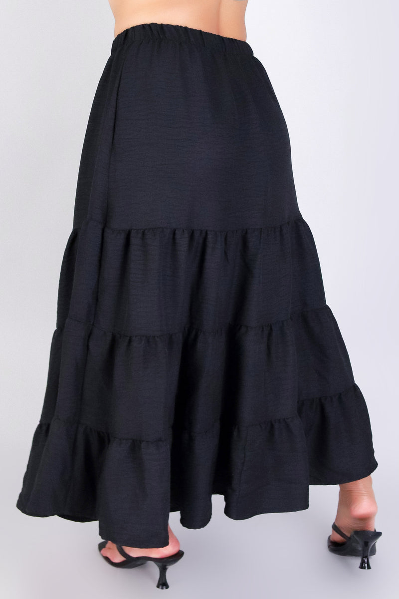 Jeans Warehouse Hawaii - SOLID LONG SKIRTS - DRIFT AND DANCE SKIRT | By OLIVE & CO