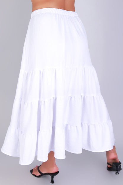Jeans Warehouse Hawaii - SOLID LONG SKIRTS - DRIFT AND DANCE SKIRT | By OLIVE & CO