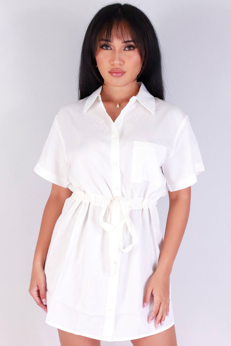Jeans Warehouse Hawaii - SOLID SHORT DRESSES - TOO BUSY TO CARE DRESS | By ROKOKO